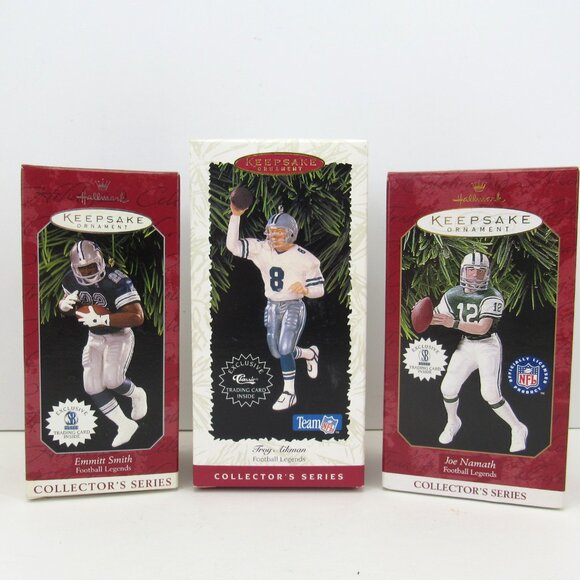 Hallmark Keepsake Ornament Collector's Series NFL Players Lot of 3 - Picture 11 of 11
